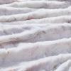 Madison Park Sachi Soft Plush Luxury Oversized Faux Fur Throw Marble Design Modern Cold Weather Blanket for Bed, Sofa Couch, Blush, 60×70″ (MP50-6877)