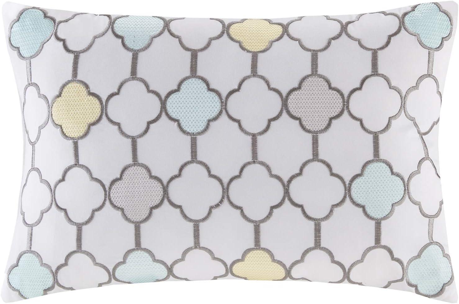 imageMadison Park Essentials Queen Comforter Set Bed in a Bag Watercolor Print Coastal Comforter amp Chambray Cotton Sheet Set All Season Bedding Set Saben Black Queen 90 in x 90 in 9 PieceLeaf YellowAqua