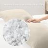Madison Park Full Body Pillow, Large Pillow with Shredded Memory Foam, Cooling Pillow for Adults with Removable Nylon Spandex Cover, Long Body Pillow for Side Sleepers, 20″ x 54″, Lumi Blue(Neutral)