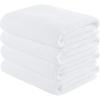 Madison Park Bathroom Towel Set of 6 Diagonal Ribbed, Turquoise 100% Cotton Quick Dry & Absorbent| 2 Bath 30″ x 56″| 2 Hand 18″ x 28″| 2 Washcloths 13″ x 13″| Zero Twist, 500 GSM, Oeko-TEX(White)