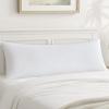 Madison Park Full Body Pillow, Large Pillow with Shredded Memory Foam, Cooling Pillow for Adults with Removable Nylon Spandex Cover, Long Body Pillow for Side Sleepers, 20″ x 54″, Lumi Blue(White)