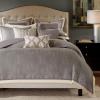 Madison Park Signature Queen Luxury Jacquard Comforter Set, Removable Duvet Cover with Insert, Oversized Overfilled Bedding, Hand-Guided Embroidered Texture Accents, Geometric Ivory, 8-Piece(Geometric Grey)