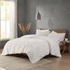 Madison Park Blair Ruched Faux Fur Comforter Set – Luxurious Bed Cover – Modern Down Alternative, All Season Bedding with Matching Shams, King/Cal King Ivory 3 Piece(Ivory)