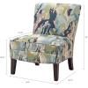 Madison Park Hayden Slipper Accent Chair, 26.5″ W x 30.75″ D x 34″ H, Multi(Multicolor)