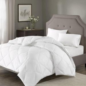 MADISON PARK SIGNATURE MPS10-100 1000TC Cotton Blend Down Alternative Comforter Full/Queen White