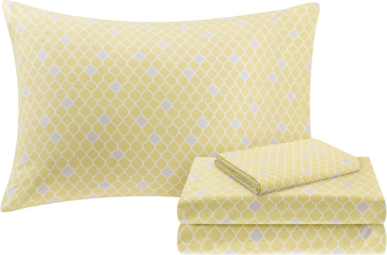 imageMadison Park Essentials Cozy Bed In A Bag Comforter with Complete Cotton Sheet Set Trendy Floral Design All Season Cover Decorative Pillow Full78x86 Leaf Purple 9 PieceAvalon Grey