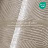 Madison Park 7-Piece Velvet Comforter Set, Jacquard Bedding Sets for All Season, Includes Comforter, Bed Skirt, Pillow Shams and Decorative Pillow, Queen/King/Cal King, Nocturne, Grey | All Season(Champagne)