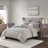 Madison Park Polyester Jacquard 9 Piece Comforter Set MPS10-459(Taupe/Gold)