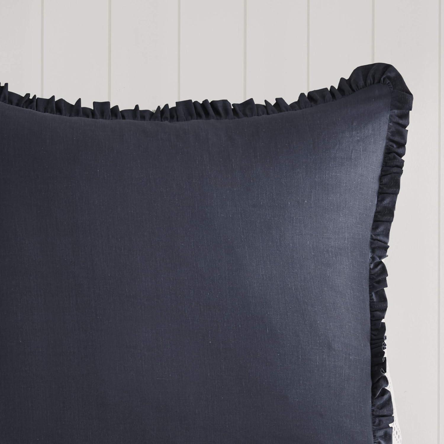 imageMadison Park Cozy Comforter Nature Scenery Design All Season Bedding Matching Bed Skirt Decorative Pillows Holly Floral PurpleTaupe King104x92 8 PieceDark Blue