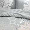 Madison Park Delilah Sateen Cotton Comforter Set, Breathable, Soft Cover, Modern Print, All Season Down Alternative Cozy Bedding with Matching Shams, King/ Cal King, Grey/Blush 3 Piece(Grey/Blush 3pcs)