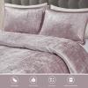 Madison Park King Comforter Set, Luxe Velvet, Satin Binding Comforter for a King-Size Bed, Cozy Velvet Comforters, All Seasons, Lightweight, Down Alternative Bedding, King/Cal King, Blush 5 Piece