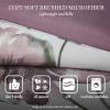 Madison Park Queen Comforter Set with Sheets, Floral Print, Microfiber Comforter for a Queen-Size Bed, Shabby Chic Bed in a Bag Set Diamond Printed Sheet, Alice, Queen Mauve 7 Piece(Mauve)