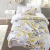 Madison Park Queen Comforter Set with Sheets, Floral Print, Microfiber Comforter for a Queen-Size Bed, Shabby Chic Bed in a Bag Set Diamond Printed Sheet, Alice, Queen Mauve 7 Piece(Leaf Yellow)