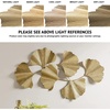 Madison Park Wall Art Living Room Décor Faye Metal Foil Ginkgo Leaf Large Home Accent Modern Inspired Dining, Bathroom Decoration Ready to Hang Ornament for Bedroom, 43″W x 23.5″H x 1.6″D, Gold