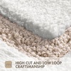 Madison Park Roan Bath Rug 17×24, Thick Absorbent Microfiber Bathroom Mat, Non Slip TPR Backing, Machine Washable, Oeko-TEX Certified, Hotel-Inspired Tufted Plush Design, Beige(Beige)