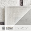 Madison Park Roan Bath Rug 17×24, Thick Absorbent Microfiber Bathroom Mat, Non Slip TPR Backing, Machine Washable, Oeko-TEX Certified, Hotel-Inspired Tufted Plush Design, Beige(Grey)