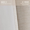 Madison Park Blackout Curtains for Bedroom, Linen Textured 100% Light Blocking 84 Inch Long, 2 Panels Set Room Darkening Thermal Insulated Curtains & Drapes for Nursery Living Room (52″x84″, White)(Jacquard Textured-white)