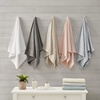 Madison Park Spa Waffle 100% Cotton Luxurious Towel Set, Premium Texture Waffle Weave, Highly Absorbent, Quick Dry, Hotel & Spa Quality Wash Clothes for Bathroom, Assorted Sizes, Sage Green 6 Piece(Ivory)