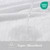 Madison Park Spa Waffle 100% Cotton Luxurious Towel Set, Premium Texture Waffle Weave, Highly Absorbent, Quick Dry, Hotel & Spa Quality Wash Clothes for Bathroom, Assorted Sizes, Sage Green 6 Piece(White)