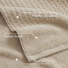 Madison Park Spa Waffle 100% Cotton Luxurious Towel Set, Premium Texture Waffle Weave, Highly Absorbent, Quick Dry, Hotel & Spa Quality Wash Clothes for Bathroom, Assorted Sizes, Sage Green 6 Piece(Natural)