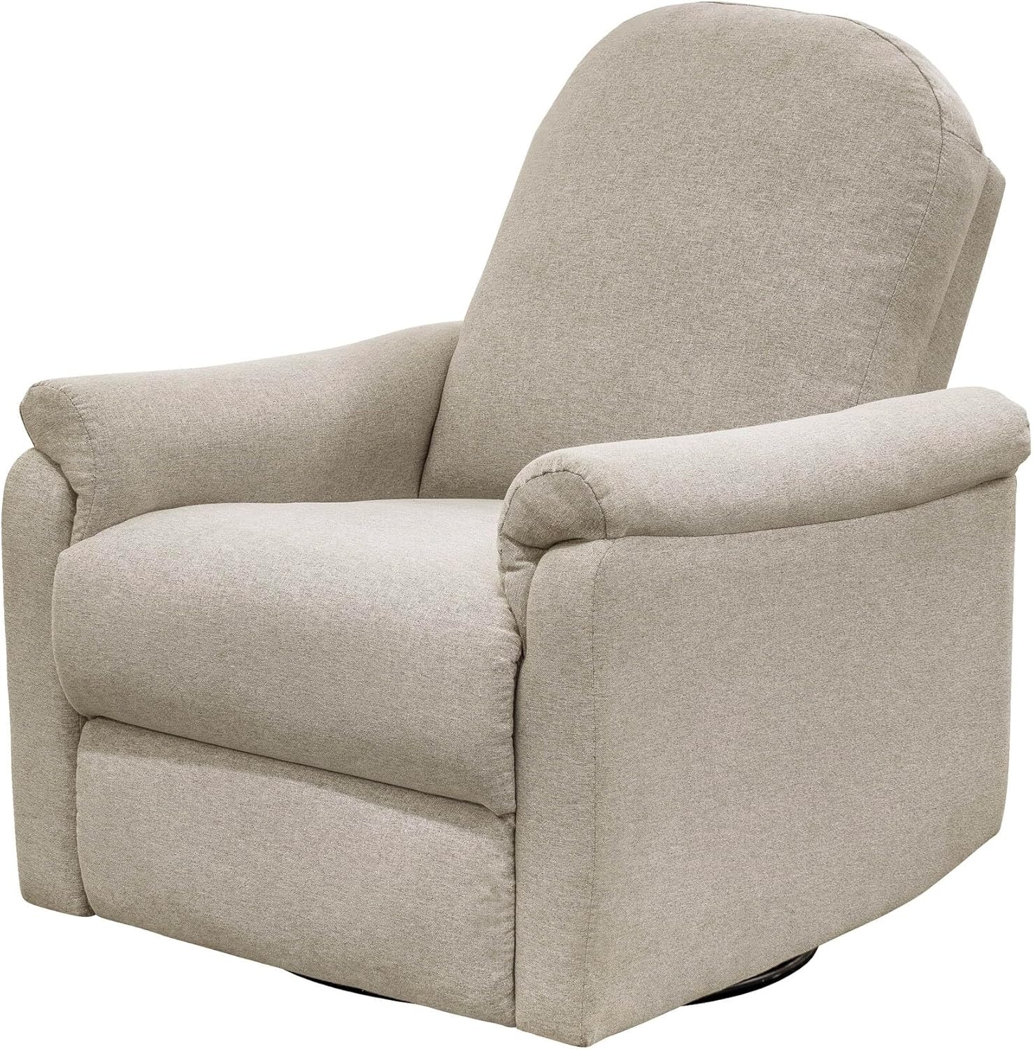 image:imageMadison Park Recliner amp Rocking Chair Glider Recliner Nursery Chair for Living Room amp Bedroom Swivel Rocker Recliner with a Rounded Back Versatile 3in1 Accent Chair for Small Spaces Light GreyBeige