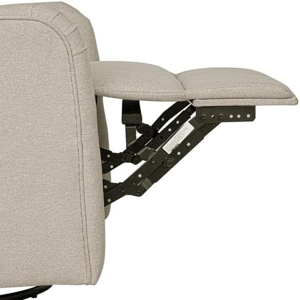 image:imageMadison Park Recliner amp Rocking Chair Glider Recliner Nursery Chair with Lumbar Pillow Swivel Rocker Recliner 3in1 Accent Chair with Side Pocket for Living Room Bedroom amp Small Spaces BlueBeige