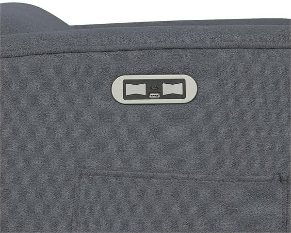 image:imageMadison Park Recliner amp Rocking Chair Glider Recliner Nursery Chair with Lumbar Pillow Swivel Rocker Recliner 3in1 Accent Chair with Side Pocket for Living Room Bedroom amp Small Spaces BlueGrey