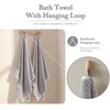 Madison Park Hayden 6 Piece Bath & Hand Towel Set, 550 GSM, Charcoal | Yarn-Dyed Dobby Slub Texture, 100% Combed Cotton, 2 Bath 2 Hand 2 Washcloth, Soft Absorbent Spa Hotel Quality Towels(Grey)