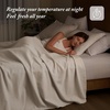 Madison Park Liquid Cotton Blanket Breathable, Softer Ring Spun Weave, Diamond Motif, Luxurious 100% Cotton All Seasons Lightweight Summer Blanket for Bed, Couch, Office, Olive Green, Full/Queen(Beige)