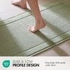 Madison Park Sanctuary 100% Cotton Non-Slip Bath Rug for Bathroom, Bedroom & Entryway, 20×32 Inch Low-Profile Soft Absorbent Woven Bathroom Rug, Machine Washable, Sage Green(Sage Green)