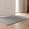 Madison Park Sanctuary 100% Cotton Non-Slip Bath Rug for Bathroom, Bedroom & Entryway, 20×32 Inch Low-Profile Soft Absorbent Woven Bathroom Rug, Machine Washable, Sage Green(Grey)