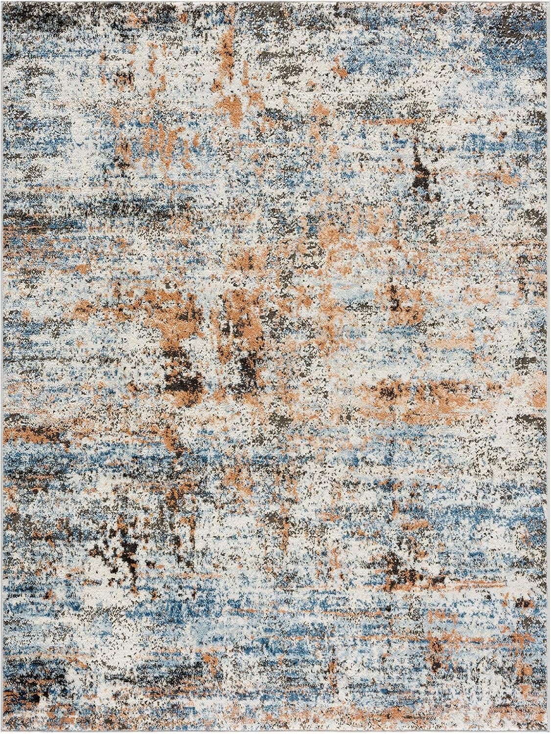 image:imageMadison Park Harley Woven Turkish Area Rugs for Living Room Indoor Dining Accent Modern Home Dcor Ultra Soft Floor Carpets for Dining Room 711W x 10L Abstract BlueCreamNewport Multi