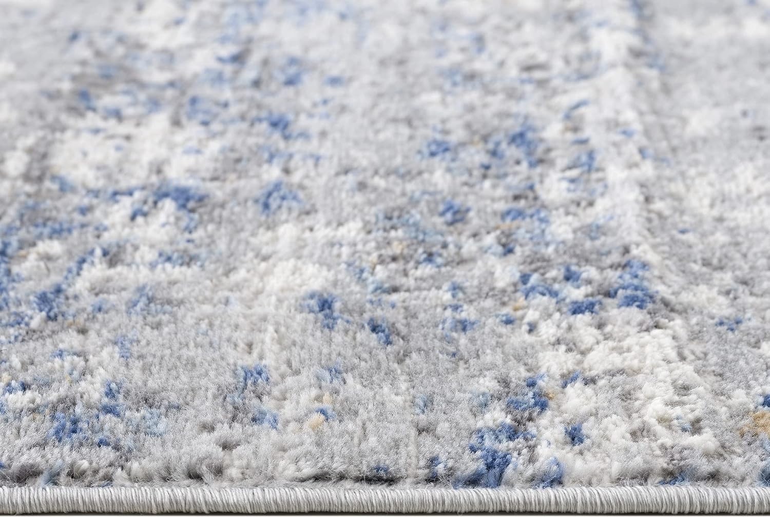 image:imageMadison Park Harley Woven Turkish Area Rugs for Living Room Indoor Dining Accent Modern Home Dcor Ultra Soft Floor Carpets for Dining Room 711W x 10L Abstract BlueCreamHarley BlueCream