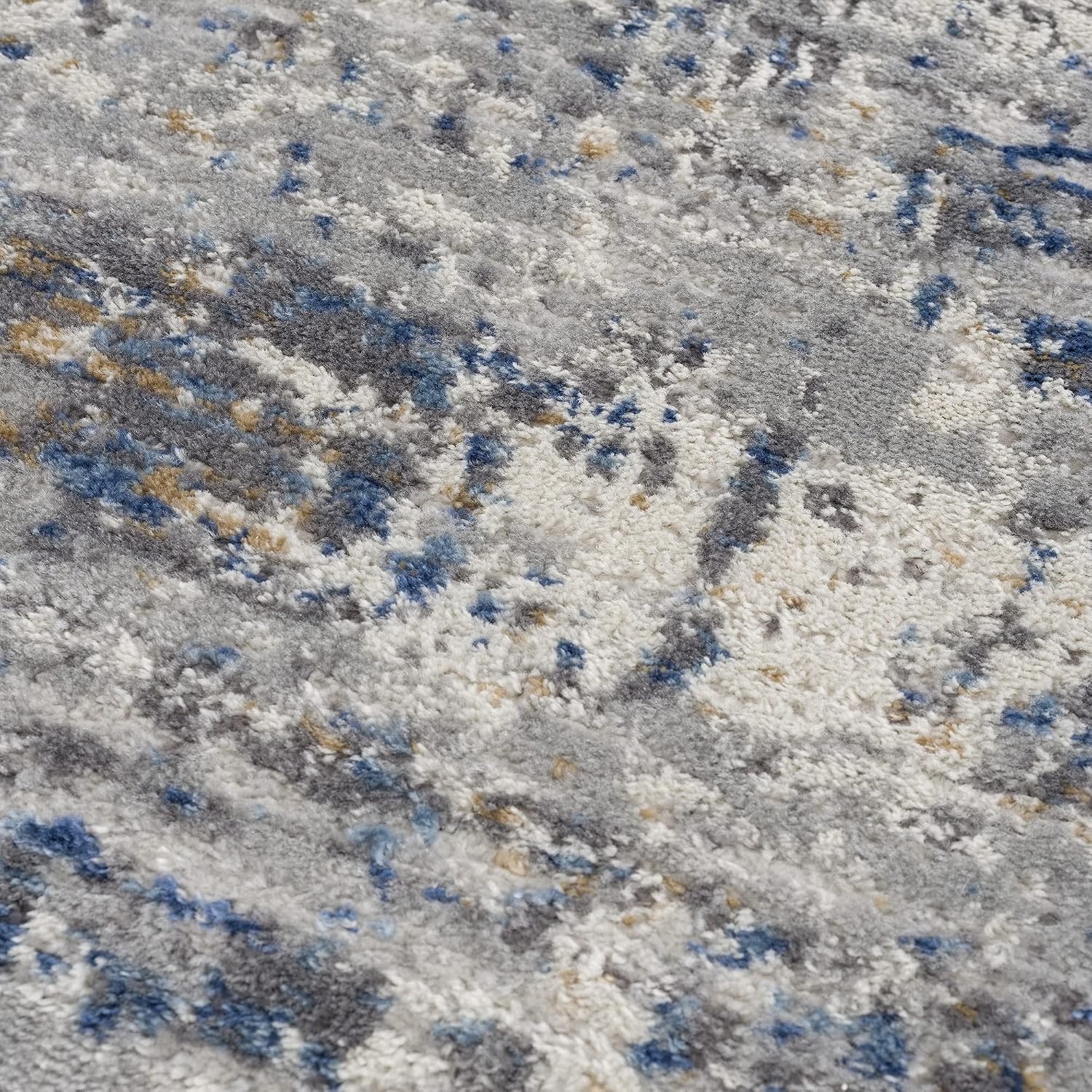 image:imageMadison Park Newport Pegasus Woven Turkish Area Rugs for Living Room Indoor Dining Accent Modern Home Dcor Ultra Soft Floor Carpets for Bedroom 53W x 7L MultiHarley BlueCream