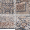 Madison Park Woven Turkish Area Rugs for Living Room, Indoor Dining Accent Modern Home Décor, Ultra Soft Floor Carpets for Dining Room, 3’W x 5’L Faith Blue/Red