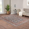 Madison Park Woven Turkish Area Rugs for Living Room, Indoor Dining Accent Modern Home Décor, Ultra Soft Floor Carpets for Dining Room, 3’W x 5’L Faith Blue/Red