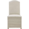 Madison Park Foster Parsons Upholstered Accent Dining Chairs Set of 2, High Back Padded Seat with Nailhead Trim, Skirt, and Solid Wood Legs, Kitchen Furniture, Beige