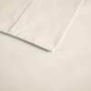 Madison Park 600 TC Cooling Cotton Blend Solid Bed Sheet Set with 16 Inch Deep Pocket, All Season, Soft Bedding-Set, Matching Pillow Case, Full, Blue, 4 Piece(Ivory)