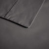 Madison Park 600 TC Cooling Cotton Blend Solid Bed Sheet Set with 16 Inch Deep Pocket, All Season, Soft Bedding-Set, Matching Pillow Case, Full, Blue, 4 Piece(Charcoal)