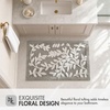 Madison Park Serene Tufted Bath Rug Cotton Absorbent, 21 x 34, Sage Green(Grey)