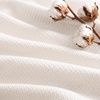 Madison Park 100% Egyptian Cotton Full/Queen Bed Blanket for Summer, Grey(Micro-herringbone White)