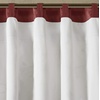 Madison Park Flora Embroidered Window Curtain, Single Panel 50×84 Red(Red)