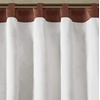 Madison Park Flora Embroidered Window Curtain, Single Panel 50×84 Red(Spice)