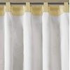 Madison Park Flora Embroidered Window Curtain, Single Panel 50×84 Red(Yellow)