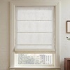 Madison Park Cordless Roman Shades for Indoor Windows, 33″ W x 64″ L, White(Ivory)