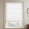 Madison Park Cordless Roman Shades for Indoor Windows, 33″ W x 64″ L, White(White)