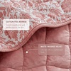 Madison Park Velvet Quilt Set, Water-Washed Softness, Full/Queen, Green(Pink)