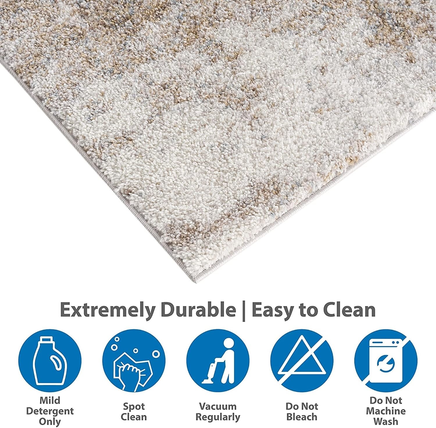 image:imageMadison Park Camdyn Woven Turkish Area Rugs for Living Room Indoor Dining Accent Modern Home Dcor Ultra Soft Floor Carpets for Bedroom 66x9 ft CreamHaley GreyCream