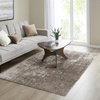 Madison Park Camdyn Woven Turkish Area Rugs for Living Room, Indoor Dining Accent Modern Home Décor, Ultra Soft Floor Carpets for Bedroom, 6’6×9 ft, Cream(Haley  Grey/Cream)