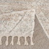 Madison Park Sophia Woven Turkish Area Rugs for Living Room, Diamond Trellis with Tassel, Indoor Dining Accent Modern Home Décor, Ultra Soft Floor High Pile Carpets for Dining Room, 8′ x 10′ Cream